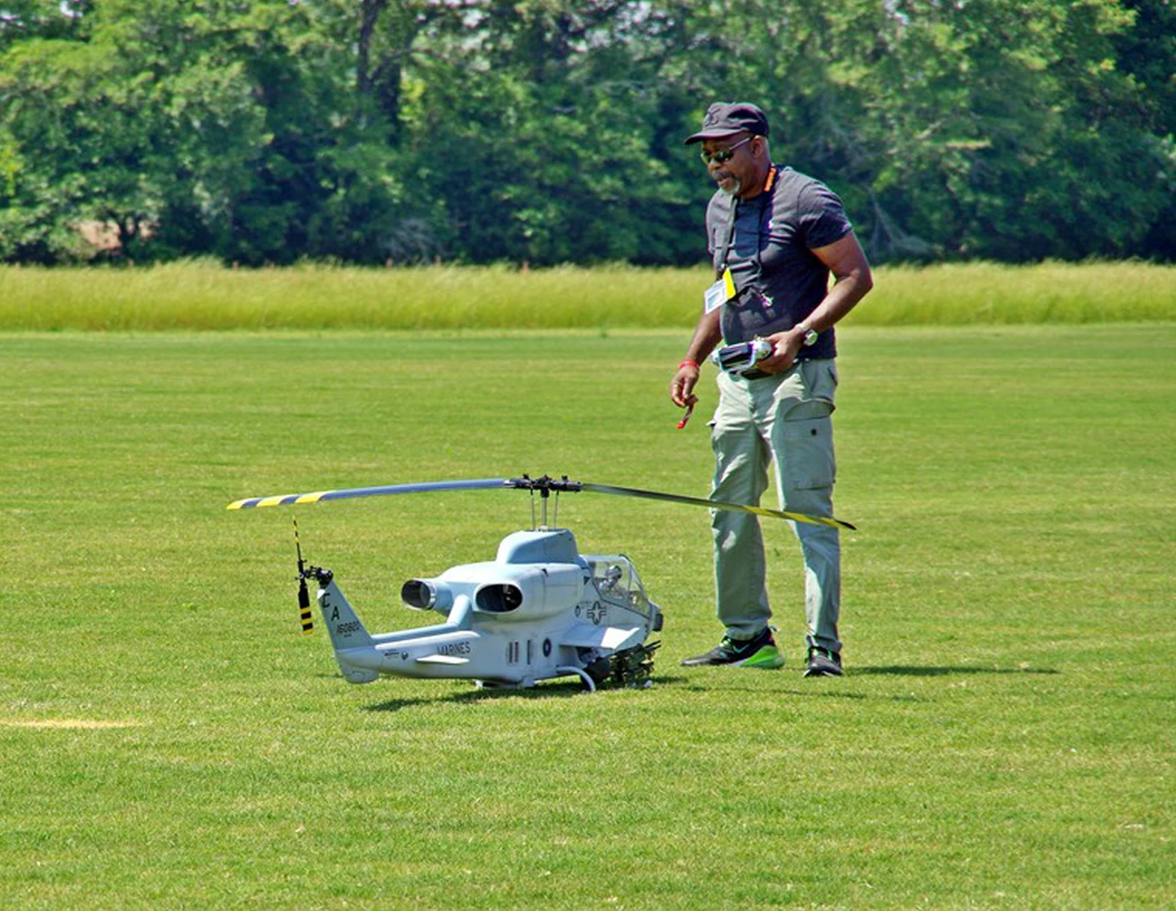 model plane and operator